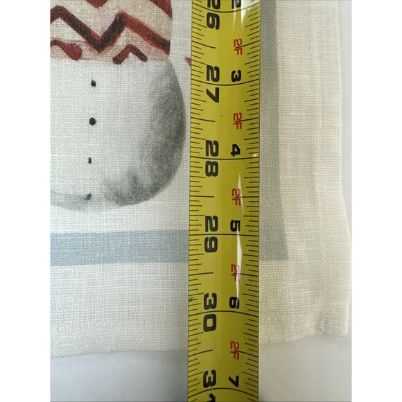 1 - Tessitura Toscana Telerie Snowman 100% Linen Kitchen Towel Sonoma - Picture 4 of 9